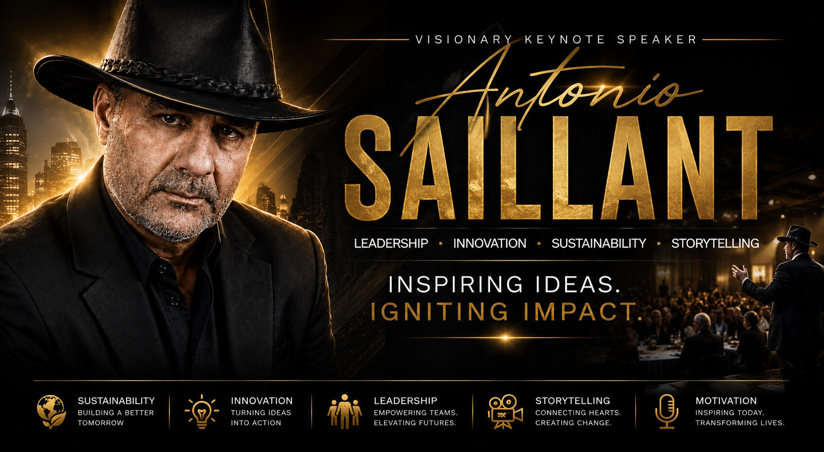 Antonio Saillant - Visionary Keynote Speaker